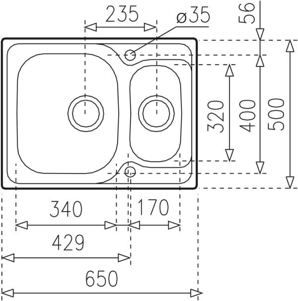 Teka Universe 60 T-XP 1½C - Fregadero de Cocina 2 Senos - Imagen 3